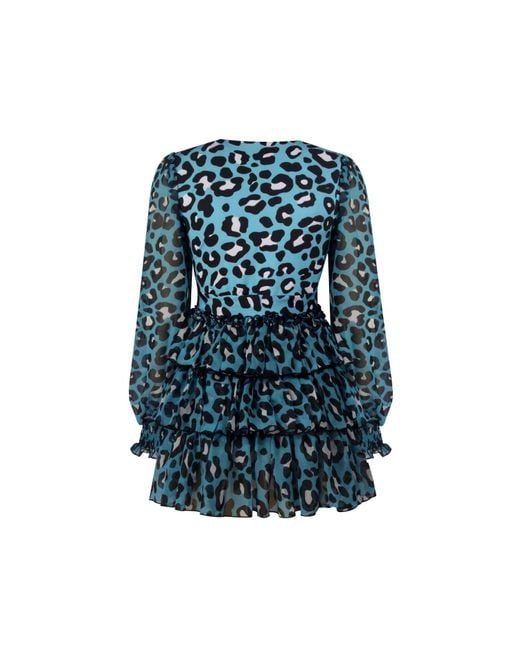 Nur Karaata Blue Margarita Leo Dress