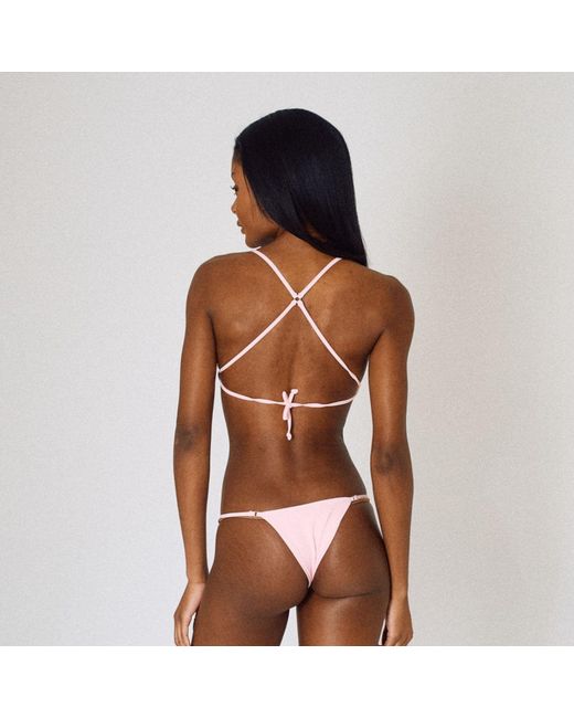 Pianella's Pink Romance O-Ring Bikini Bottom – Light