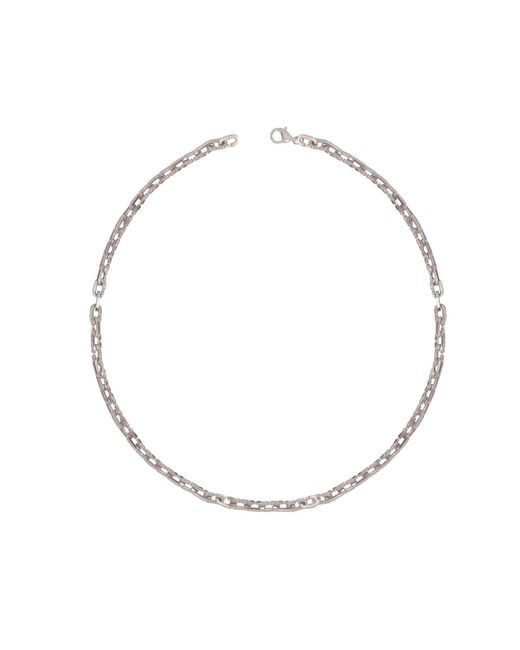 Dime Tribe Metallic Route 66 Chain Necklace for men