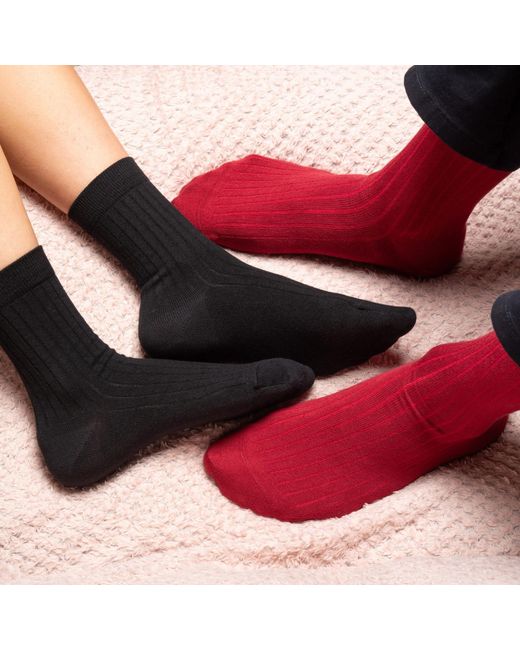 Peper Harow - Made in England Pink Three Pack Essential Socks for men