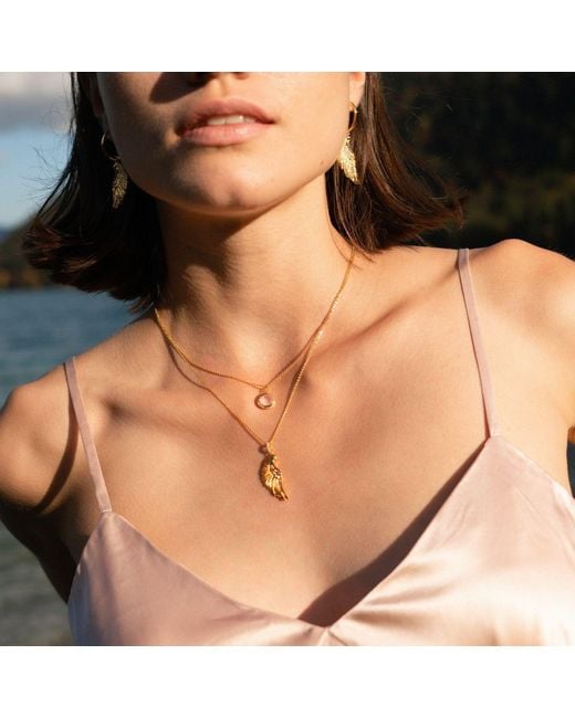 Seven Saints Metallic Archangel Chamuel, Angel Of Love Necklace, Rose Quartz, Over Sterling