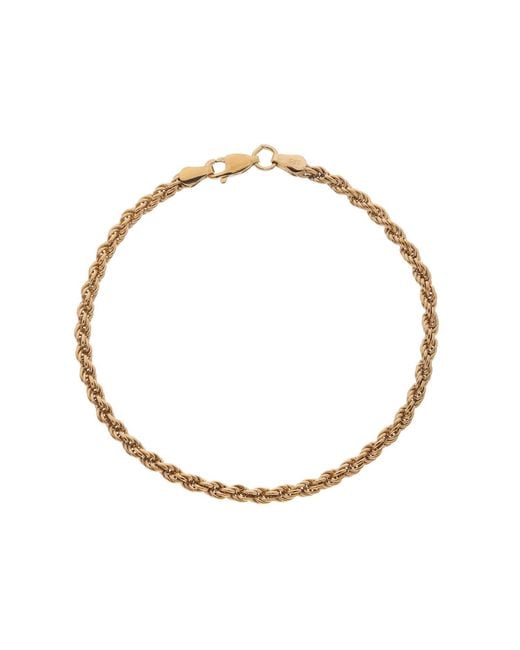 Auree Jewellery Metallic Alhambra Vermeil Rope Bracelet