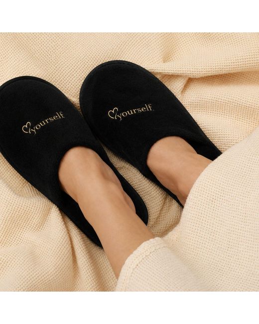 Rejected Hearts Club Black Love Yourself Slippers