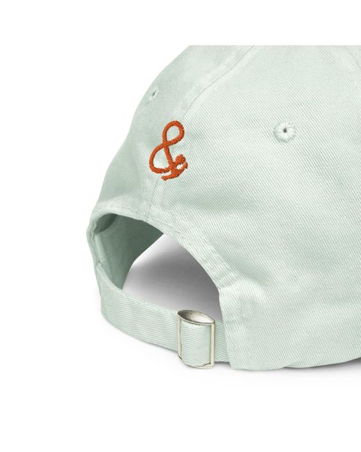 Anchor and Crew White Pastel Mint Negroni Is My Side Hustle Club Chino Embroidered Cap
