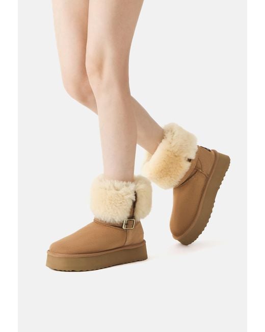 EverAu Australia Natural Brush Platform Boots