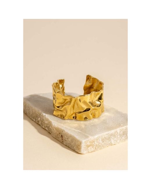Lavani Jewels Metallic Golden Clemence Bracelet