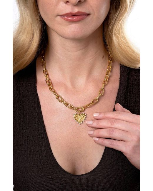 Zynnia Collective Metallic Ray Of Sunshine Heart Charm