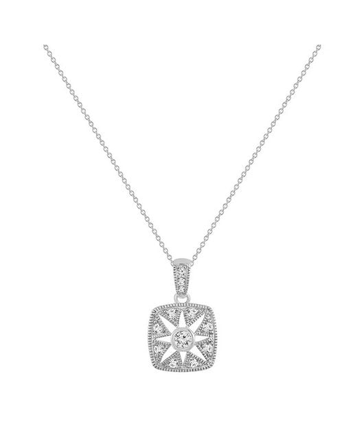 Diamonbliss Metallic Marilyn Monroe Vintage Square Pendant Necklace