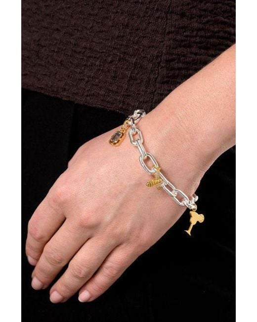 Zynnia Collective Metallic Mod Chain Bracelet