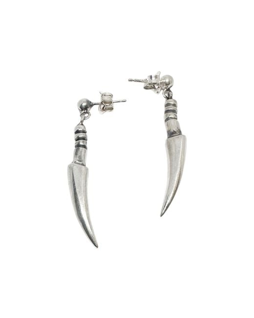 Tg-Jewellery by Tamara Gervasio Metallic Sterling Spina Dangle Earrings – Giger