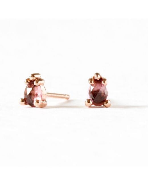 Lee Renee Pink Tourmaline Earrings