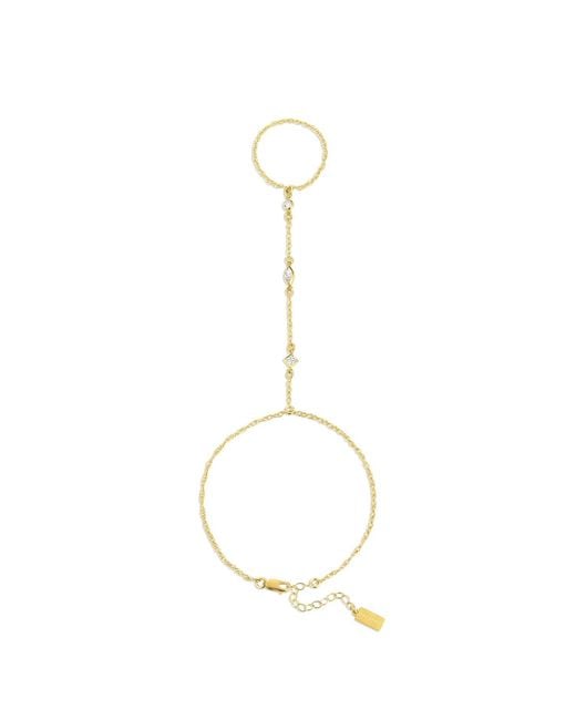 SET & STONES Metallic Tavi Hand Chain