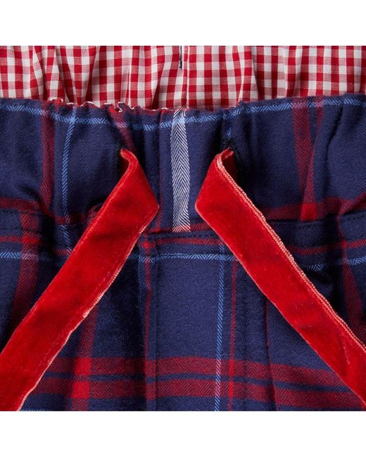 Lounge Blue Soft, Breathable Organic Brushed Cotton Loungewear Trousers for men