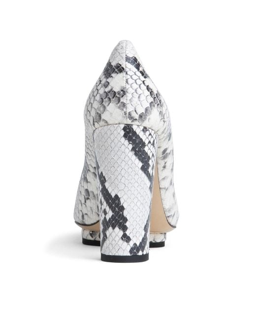 Beautiisoles by Robyn Shreiber Made in Italy White Neutrals Pippa Natural Animal Print Leather Pump With Comfortable Platform Dressy Work & Elegant Evening