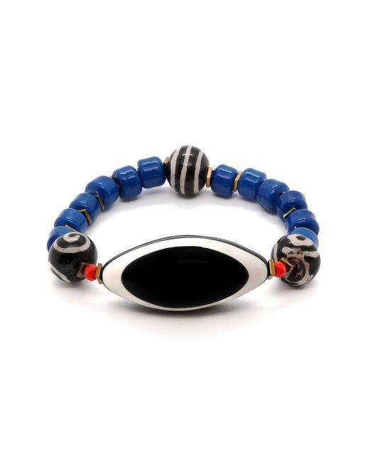 Ebru Jewelry Third Eye Blue Tibetan Bracelet