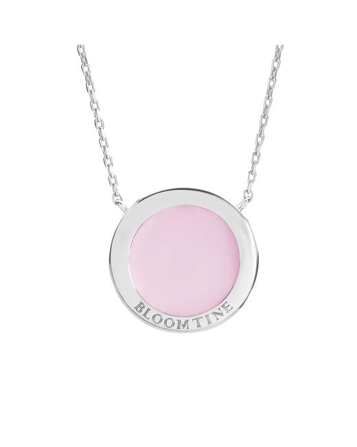 BLOOMTINE | Earth Angel HQ Pink Loves Frequency Quarts Heart Necklace
