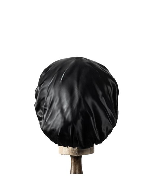 Soft Strokes Silk Blue Pure Mulberry Silk Double Layer Bonnet Dark Night