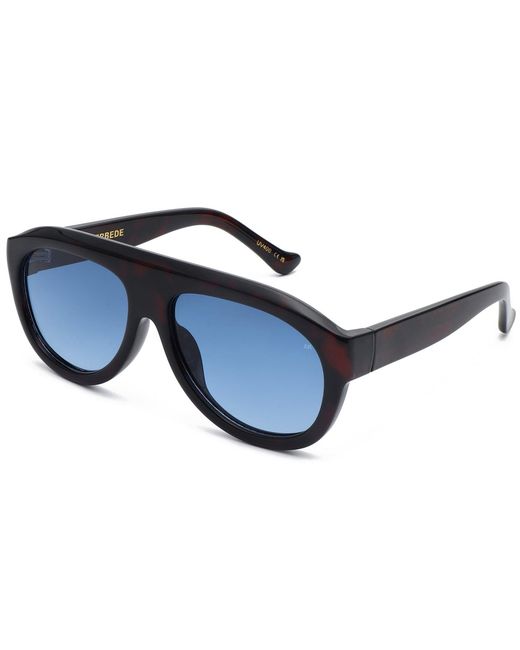 A.Kjærbede Blue Neutrals Rio Sunglasses Demi Tortoise