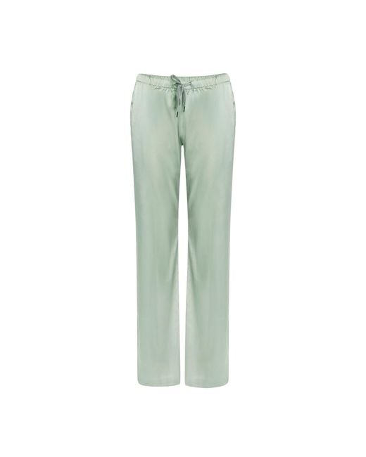 OW Collection Green Lea Sage Satin Pants