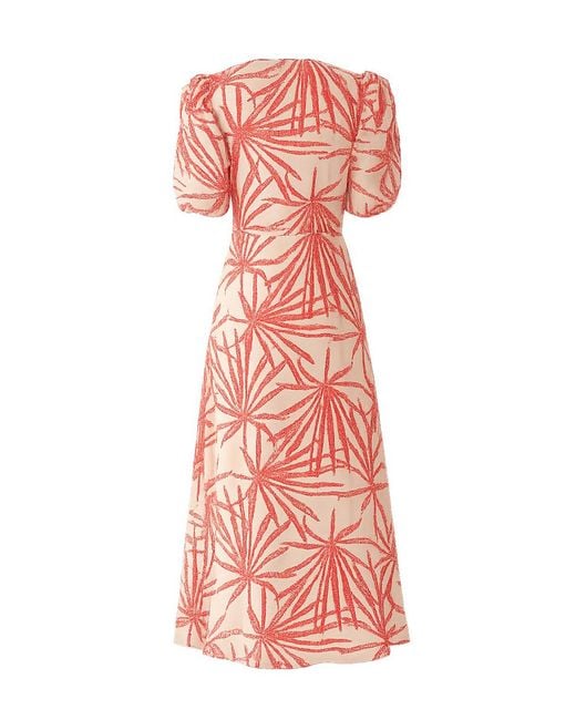 Exquise Red Adaline Midi Dress –