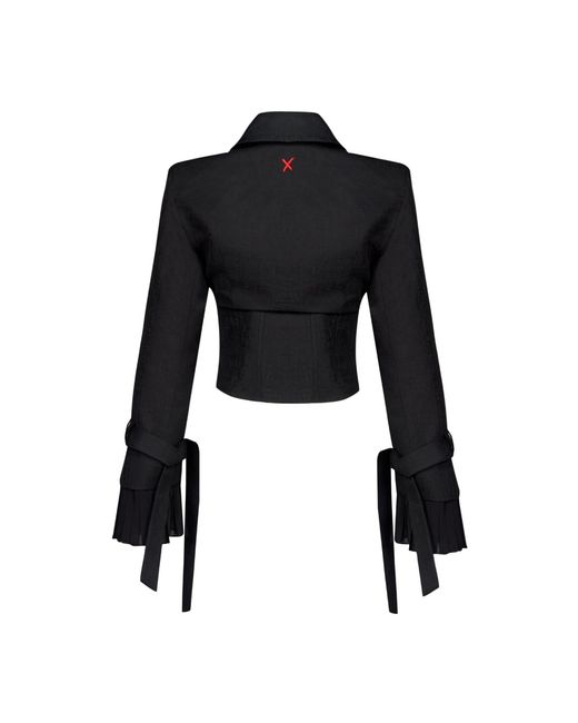 Pcfg Black Your Itch Corset Blazer Jacket