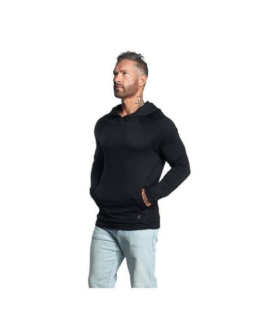 Weston Jon Boucher Black Evo Lightweight Hybrid Slim Fit Hoodie for men