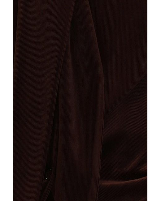 Traffic People Brown Corrie's Bravado Cord Velvet Kick Flare Trousers