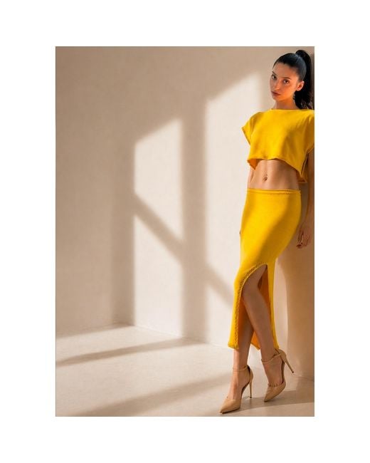 Gajú Yellow Medina Skirt