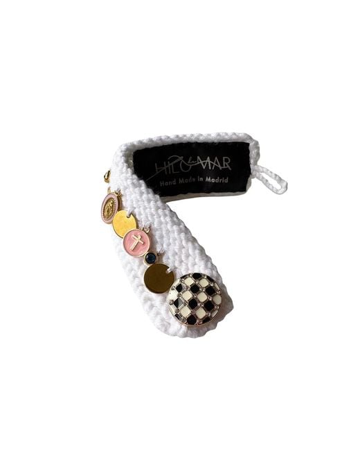 Hilo De Mar White Wave Narrow Bracelet