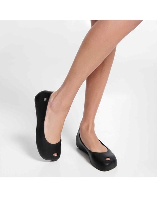 Melissa Black Nova Ultragirl Ballet Flats