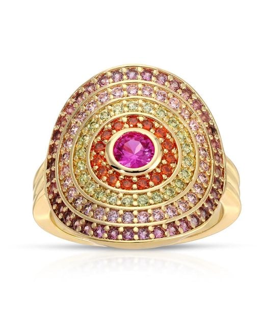Native Gem Pink Utopia Ring- Blaze