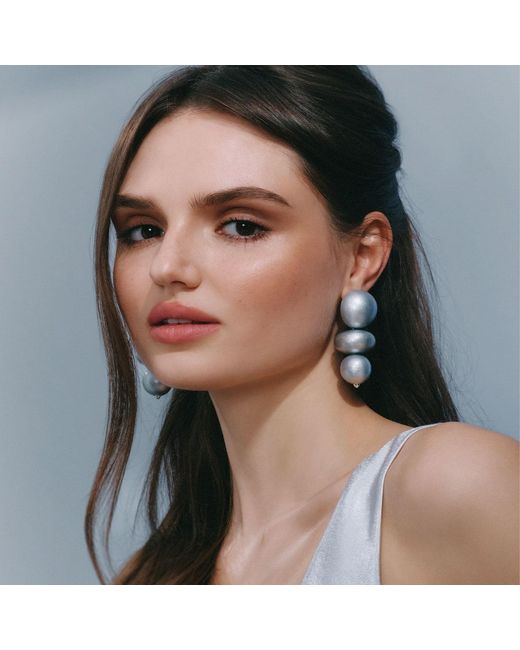 Saule Label Metallic Nola Earrings