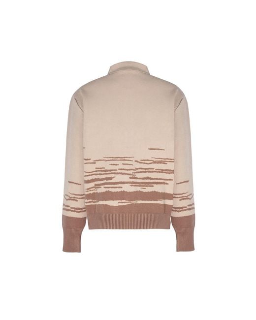 LOVEIST STORE Brown Neutrals The Casa Zipper Knitting Cardigan