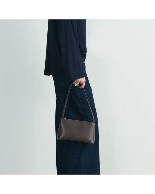 Sd Collection Black Ivy Leather Bag