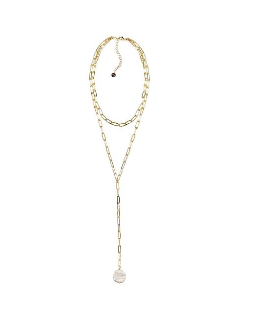 Adriana Pappas Designs Metallic Luxe Layered Lariat