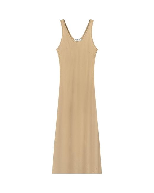 Rave on Trend Natural Neutrals Slip Jumper Dress