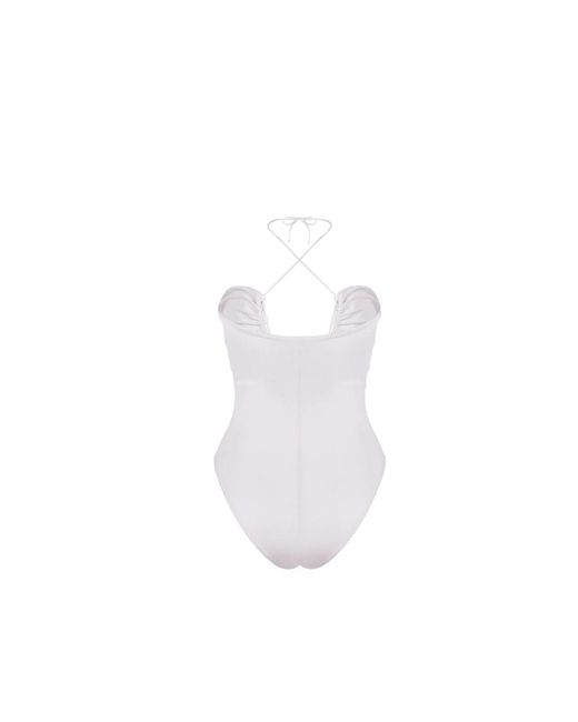 Cherina Beachwear Llc White Mia Swimsuit