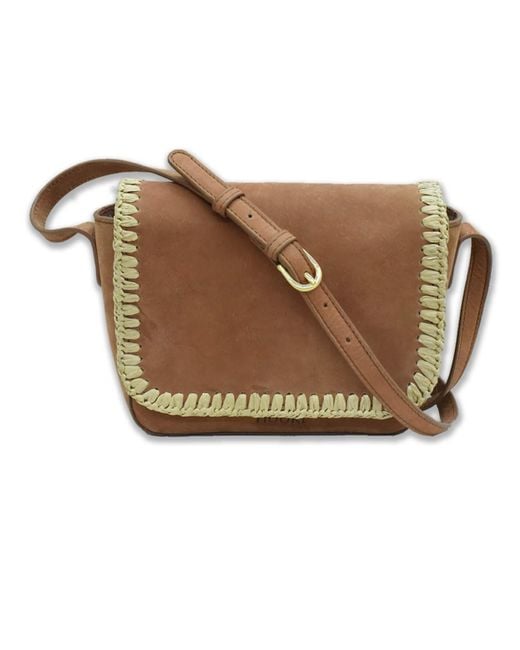 Nooki Design Brown Whitechapel Cross Body Bag