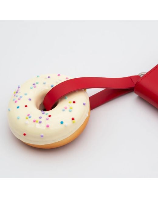 Absurde Red Donut Leather Bifold Wallet