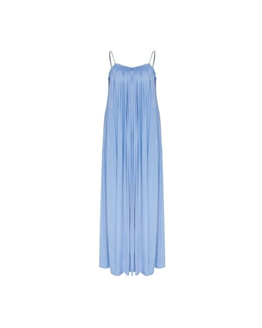 NAZLI CEREN Blue Adele Dress
