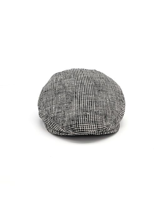 DORIA 1905 Gray Prince-Of-Wales Fabric Coppola for men