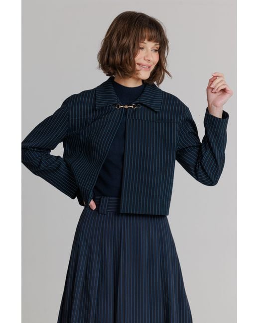 Lou&Up (Formerly Loup Clothing) Blue Pinstripe Jacket