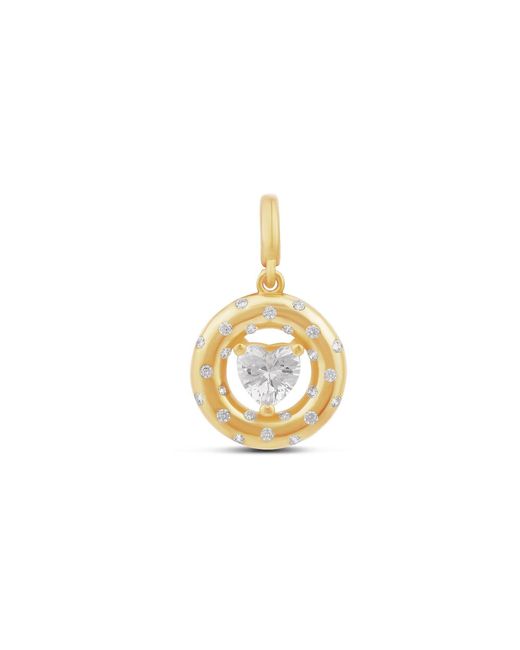 SHYMI Metallic Scattered Round Heart Charm