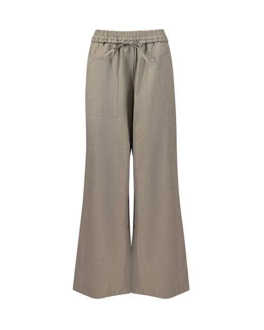 Lendrop Studios Gray Himari Elasticated Waist Suit Pant