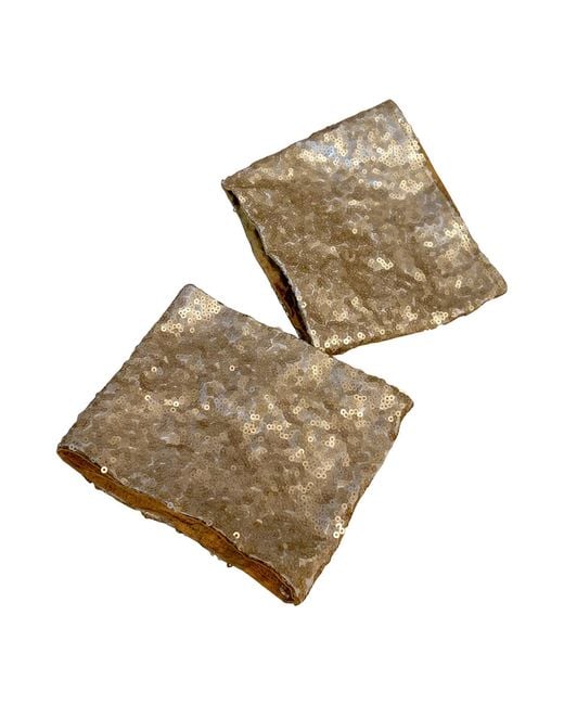 Romer Millinery Natural Morphy Moldable Wrist Cuff Sequin Set Of Two
