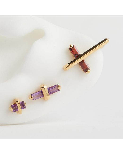 Kasun Metallic Candy Kiss Earrings
