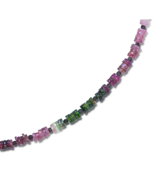 Bombyx House Metallic Tourmaline Heishi Necklace