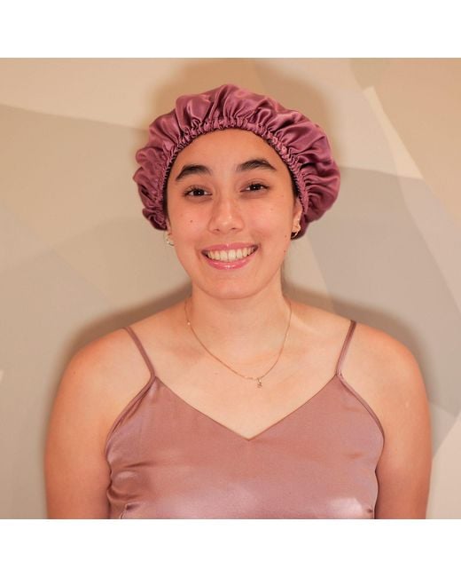 Soft Strokes Silk Natural Pure Mulberry Silk Cocoa Hair Bonnet