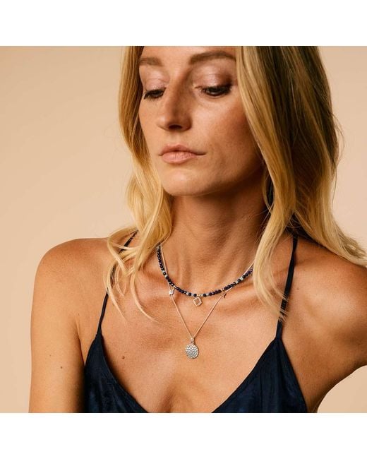 Charlotte's Web Jewellery Essaouira Blues Beaded Necklace