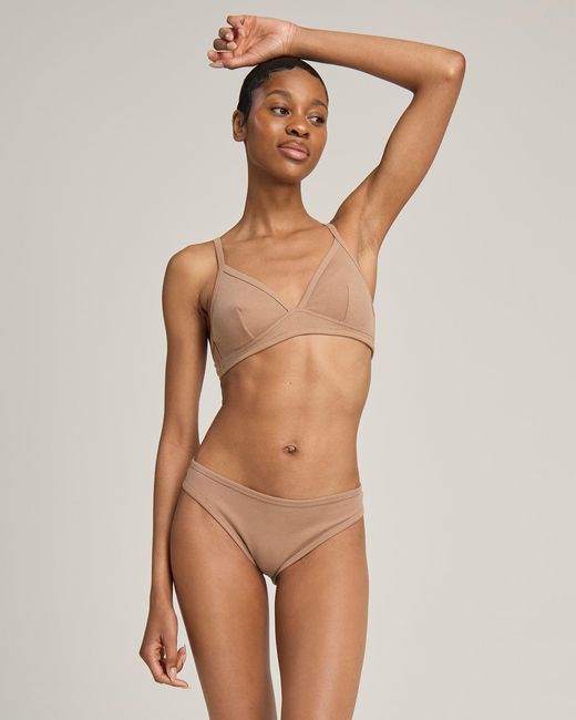 Nudea Natural Neutrals The Organic Cotton Easy Does It Bralette